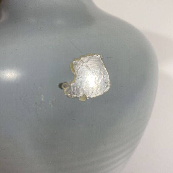 Vintage DUMLER BREIDEN HOHR German Art Pottery Vase Midcentury Blue Matte 6” - Picture 8 of 13